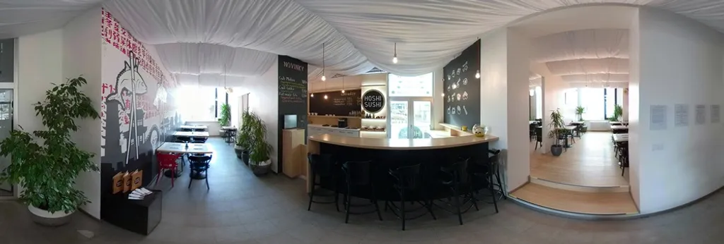 Gastronómia - ukážka práce Droneye